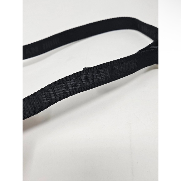 Dior Black Belt with Gold CD Buckle! Like new with dustbag! main image 4